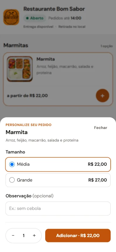 Monta do jeito dele, tela do Sem Sobra